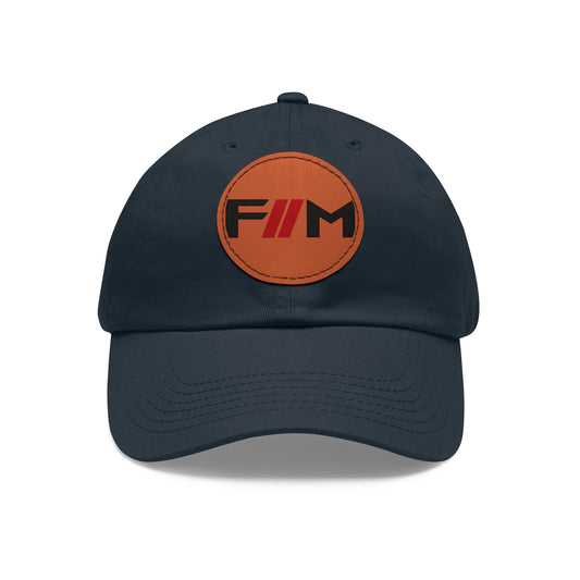 Forgotten Man Dad Hat with Leather Patch (Round)