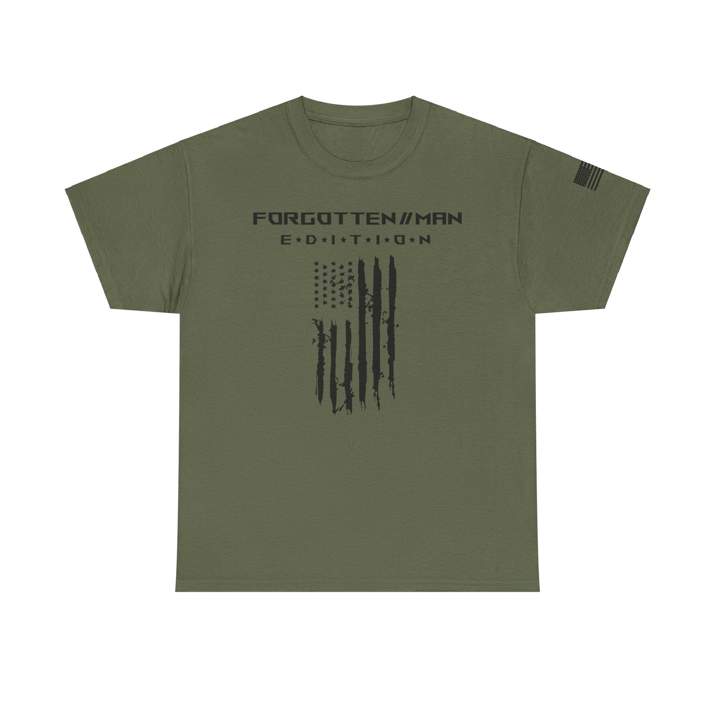 Worn Patriot Unisex Heavy Cotton Tee (Black)