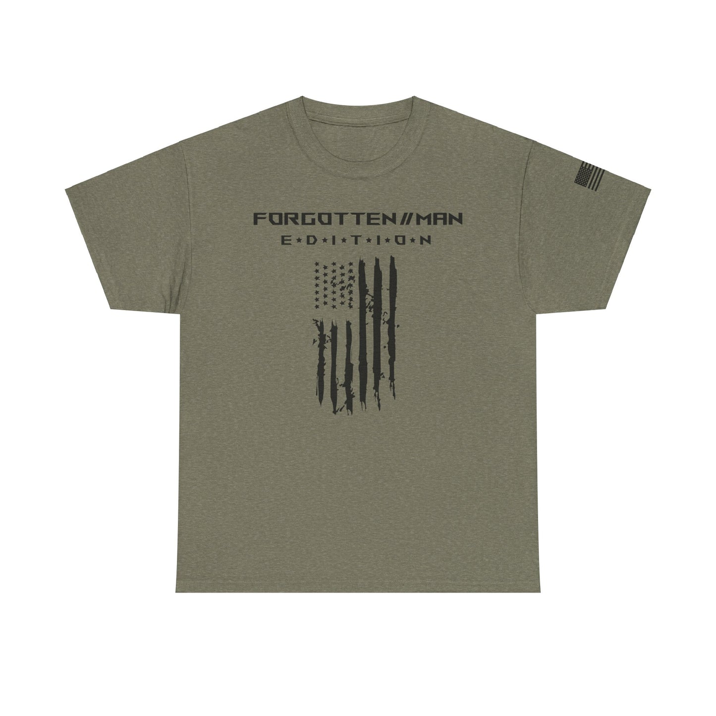 Worn Patriot Unisex Heavy Cotton Tee (Black)