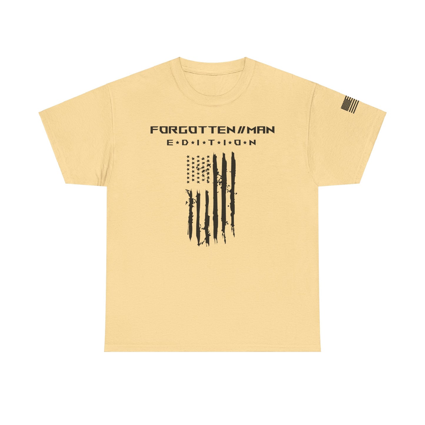 Worn Patriot Unisex Heavy Cotton Tee (Black)