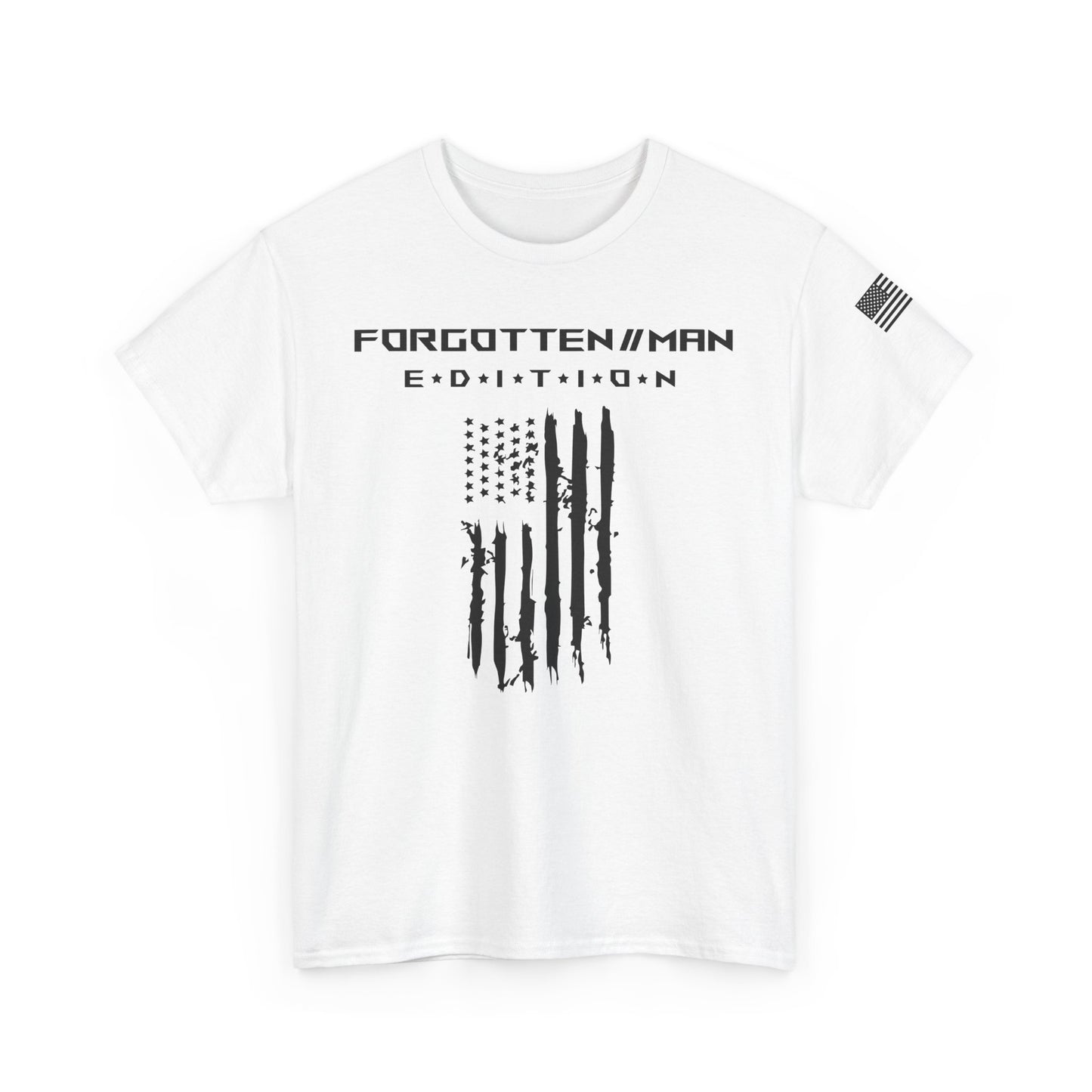 Worn Patriot Unisex Heavy Cotton Tee (Black)