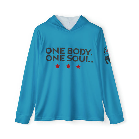 One Body One Soul Men's Sports Warmup Hoodie