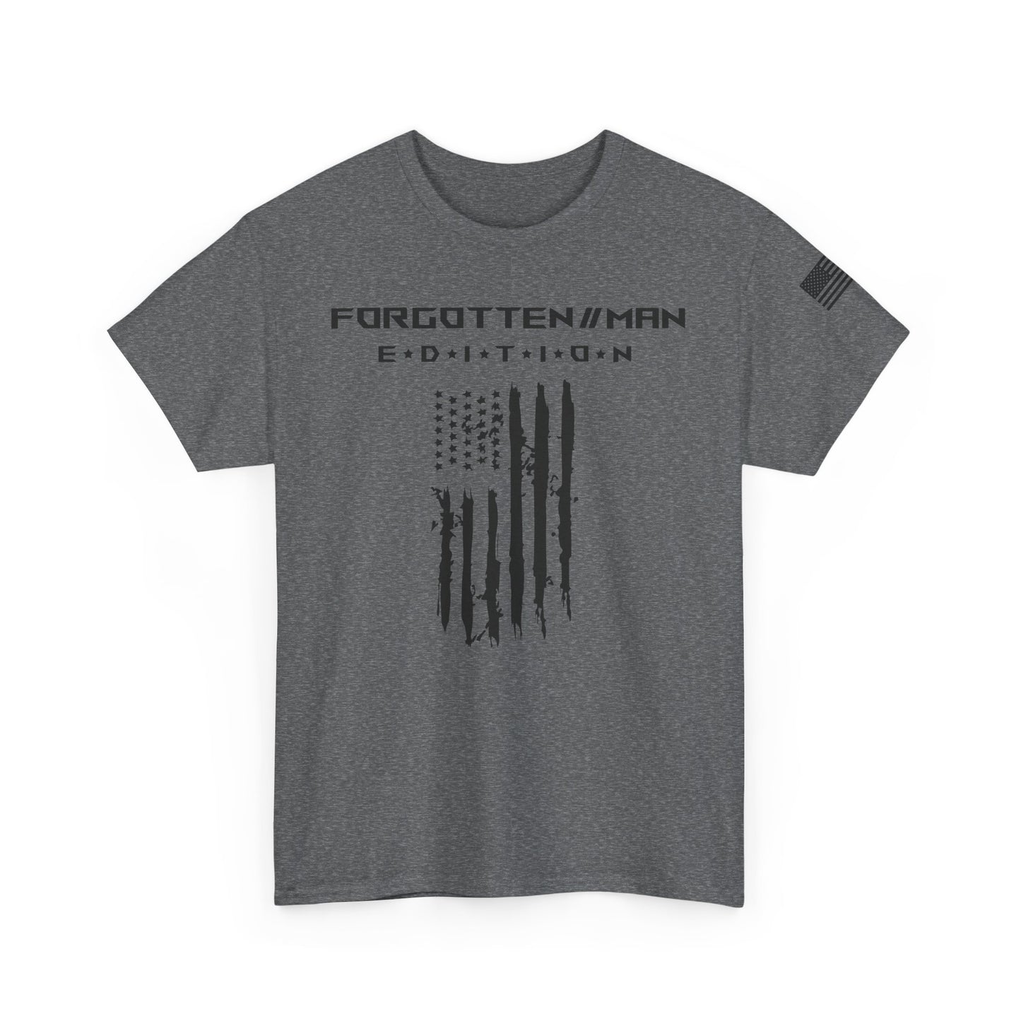 Worn Patriot Unisex Heavy Cotton Tee (Black)