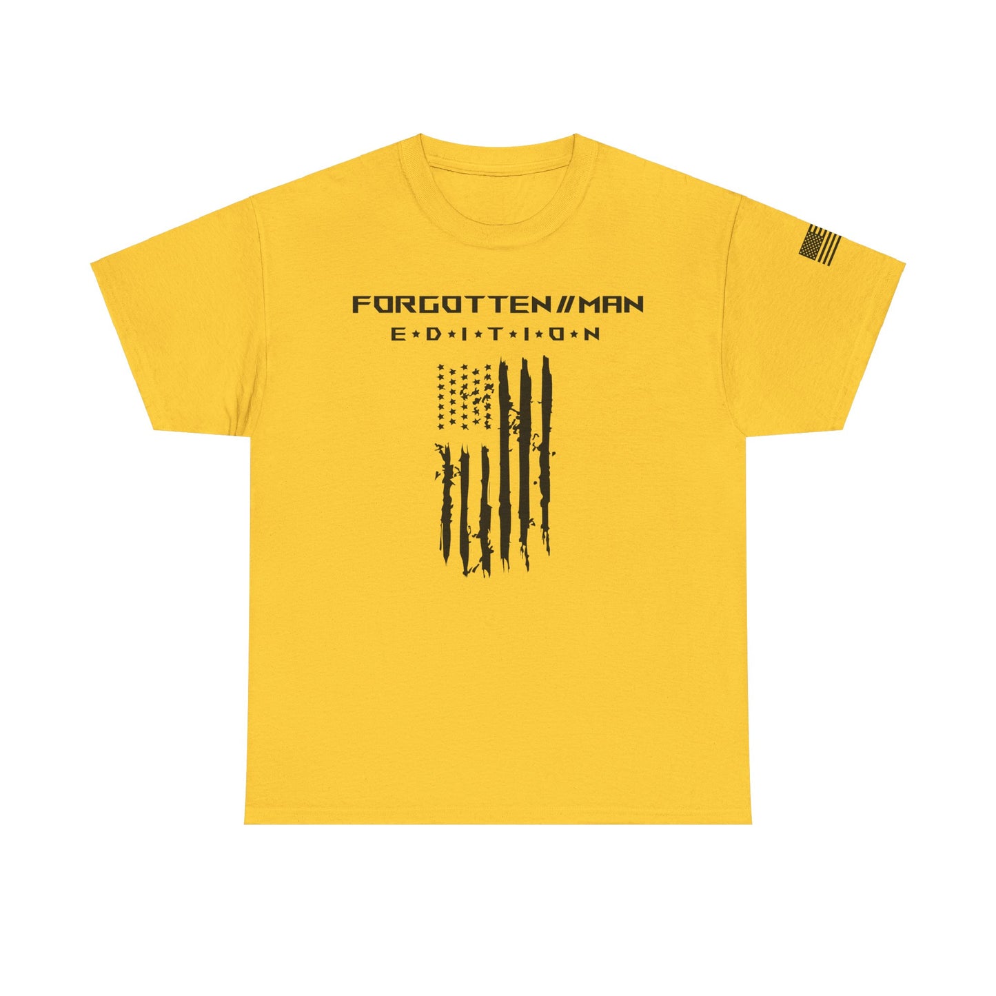 Worn Patriot Unisex Heavy Cotton Tee (Black)