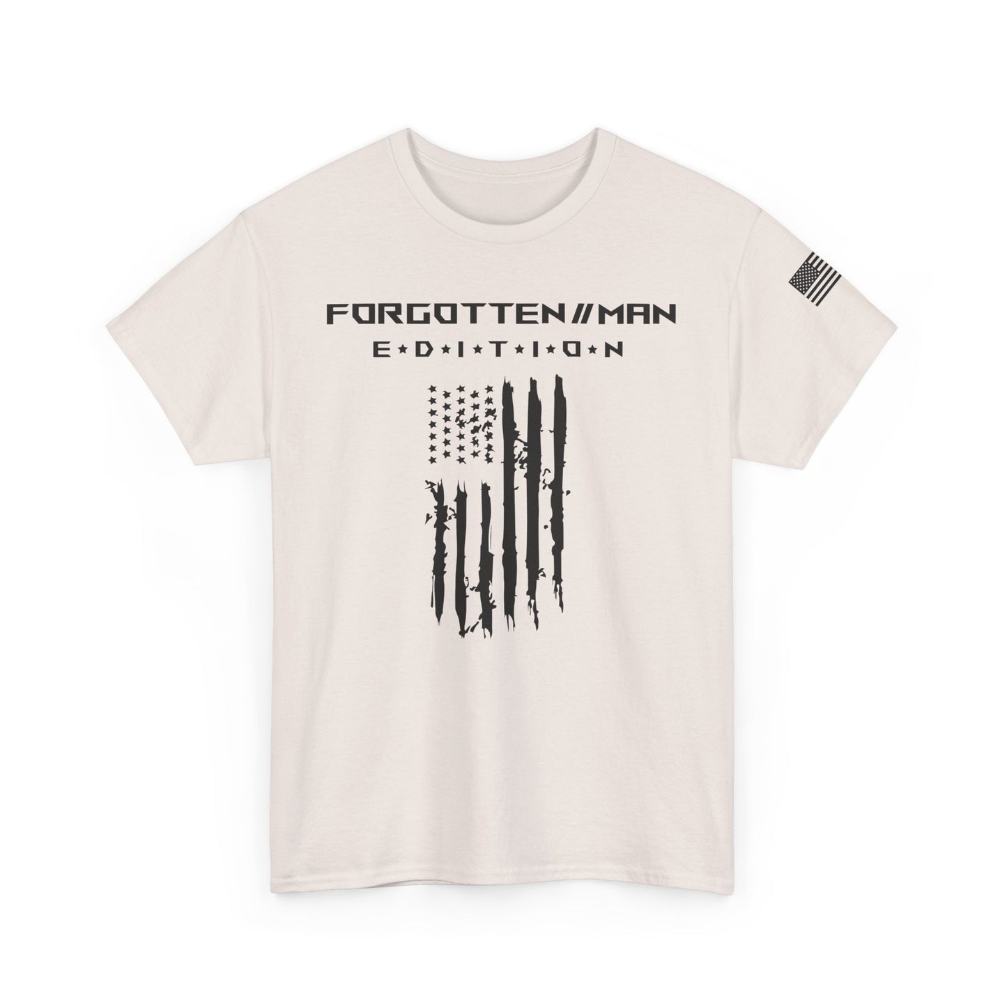 Worn Patriot Unisex Heavy Cotton Tee (Black)