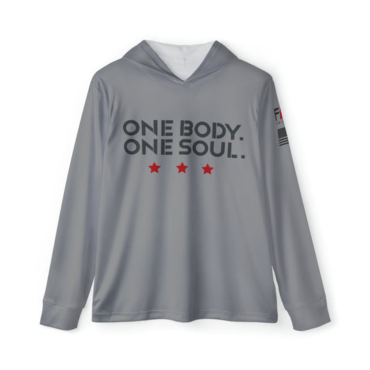 One Body One Soul Men's Sports Warmup Hoodie
