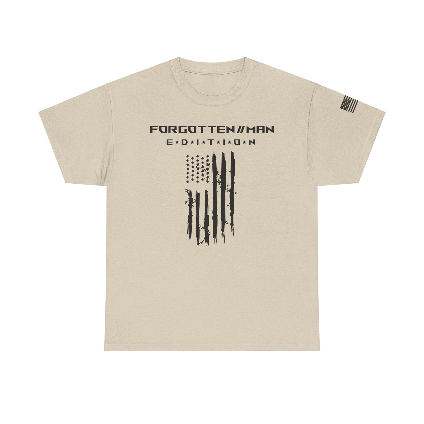 Worn Patriot Unisex Heavy Cotton Tee (Black)