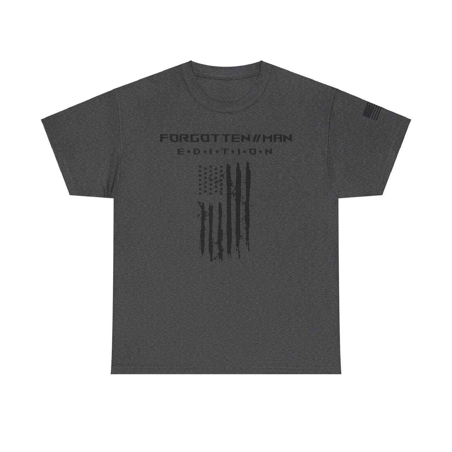 Worn Patriot Unisex Heavy Cotton Tee (Black)
