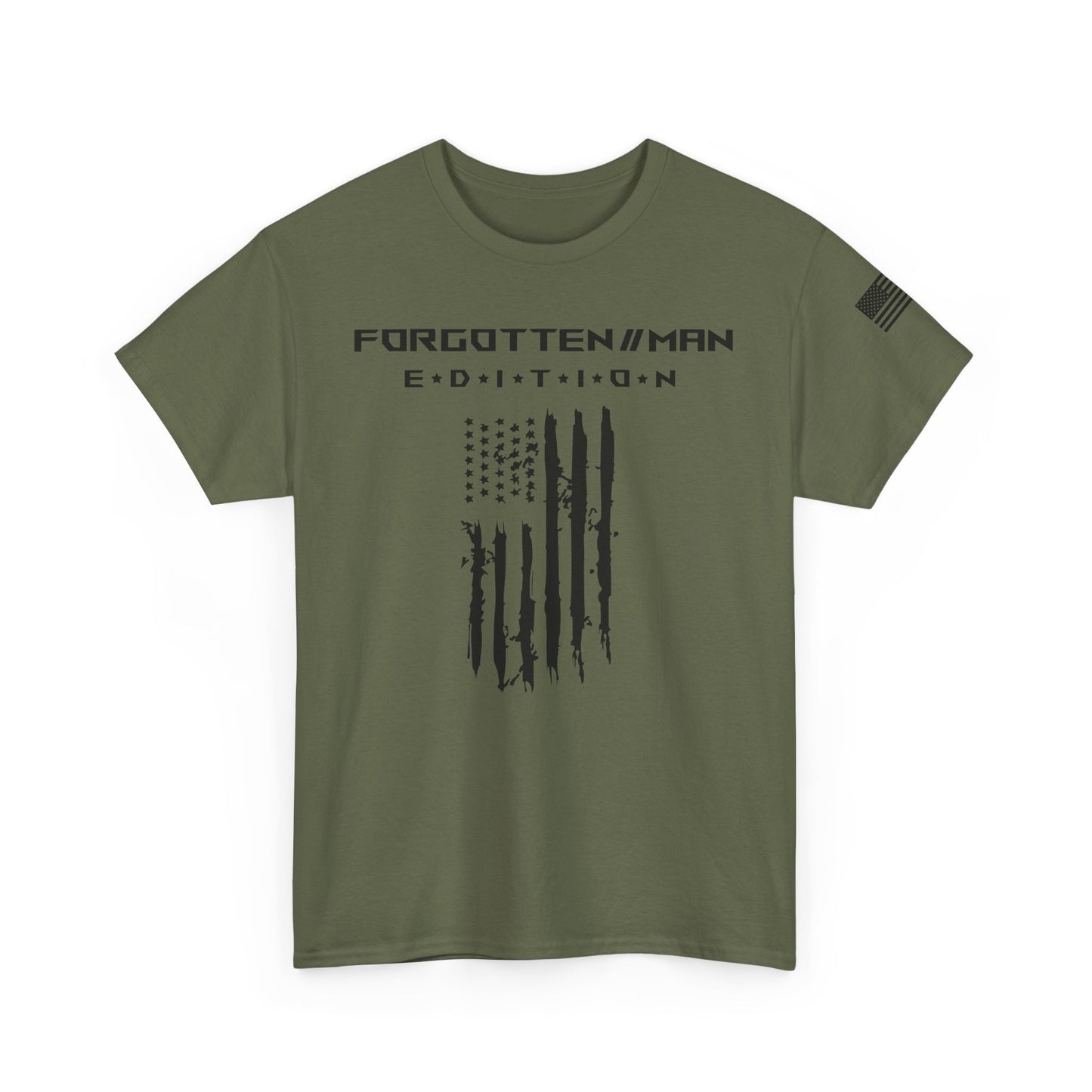 Worn Patriot Unisex Heavy Cotton Tee (Black)