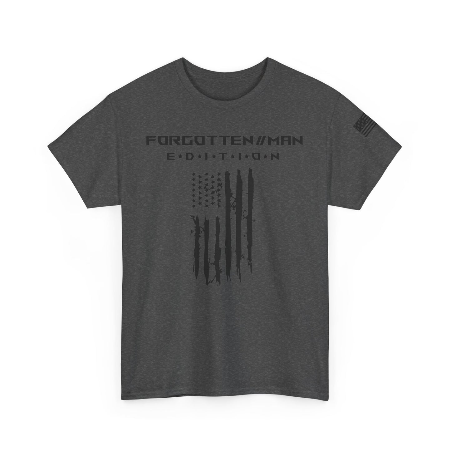 Worn Patriot Unisex Heavy Cotton Tee (Black)