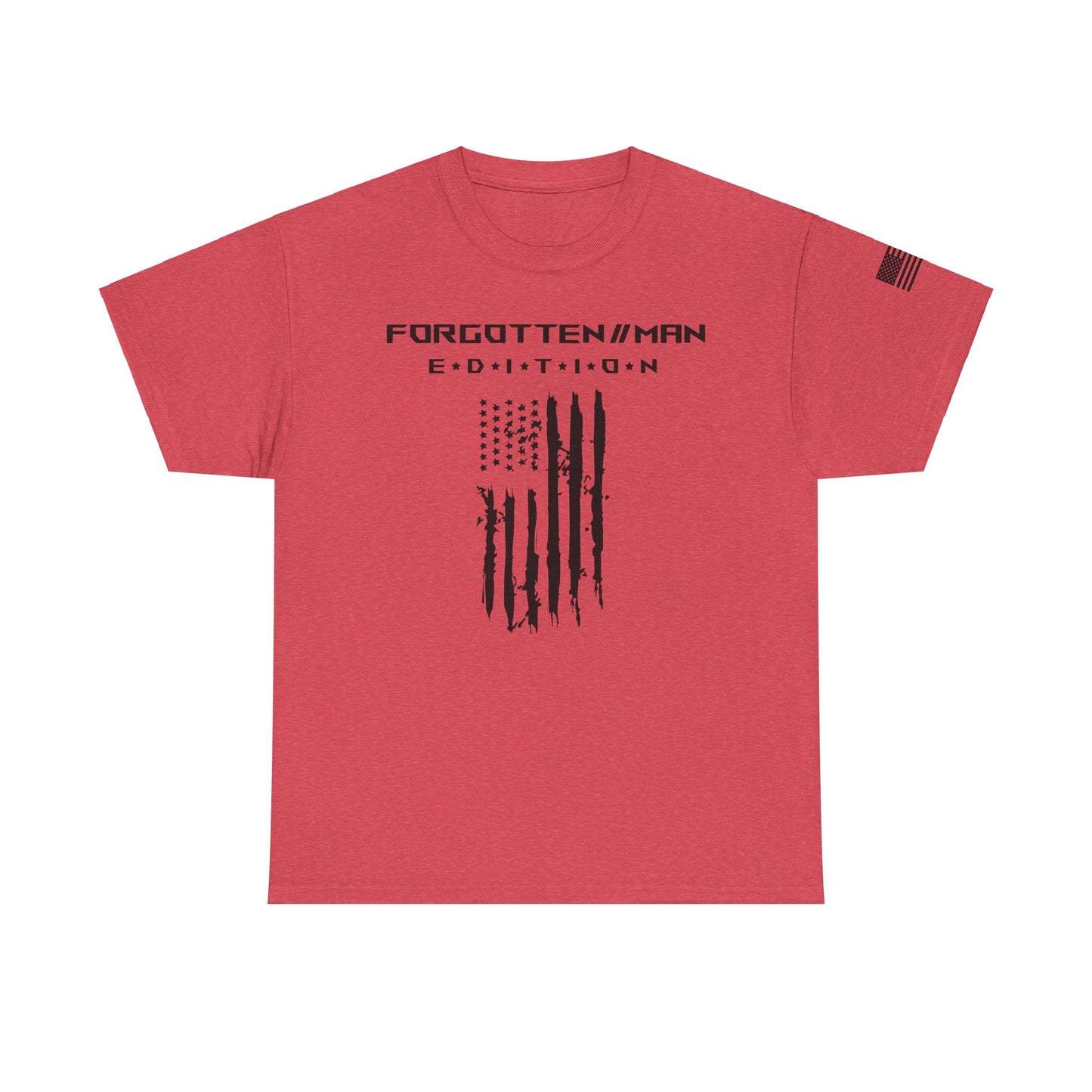 Worn Patriot Unisex Heavy Cotton Tee (Black)