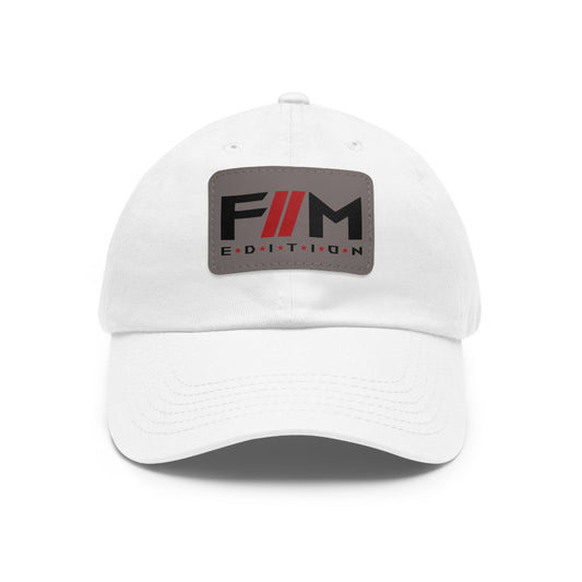 Forgotten Man Dad Hat with Leather Patch (Rectangle)