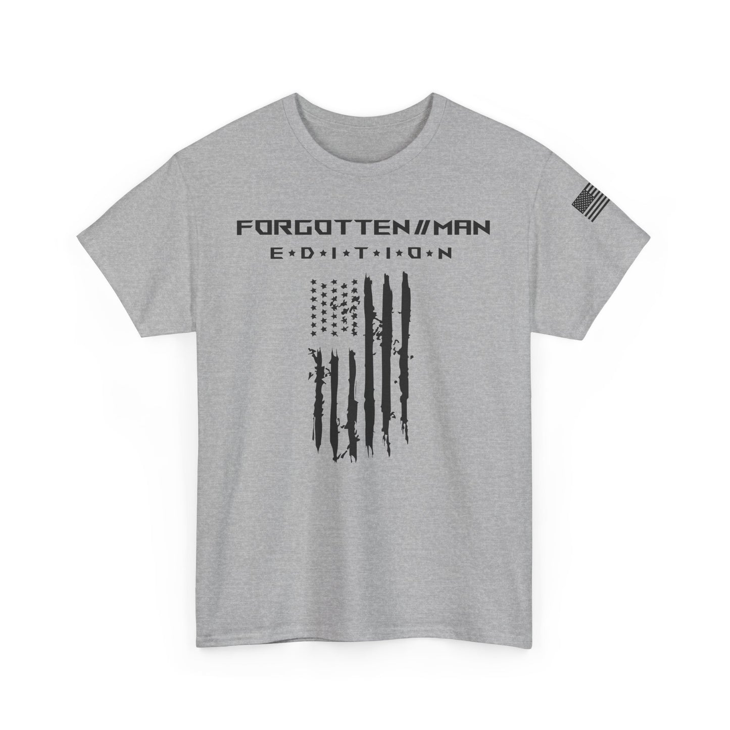 Worn Patriot Unisex Heavy Cotton Tee (Black)