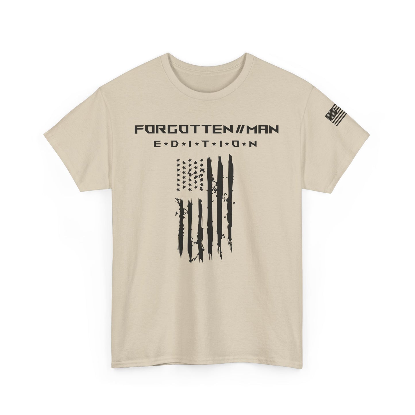 Worn Patriot Unisex Heavy Cotton Tee (Black)