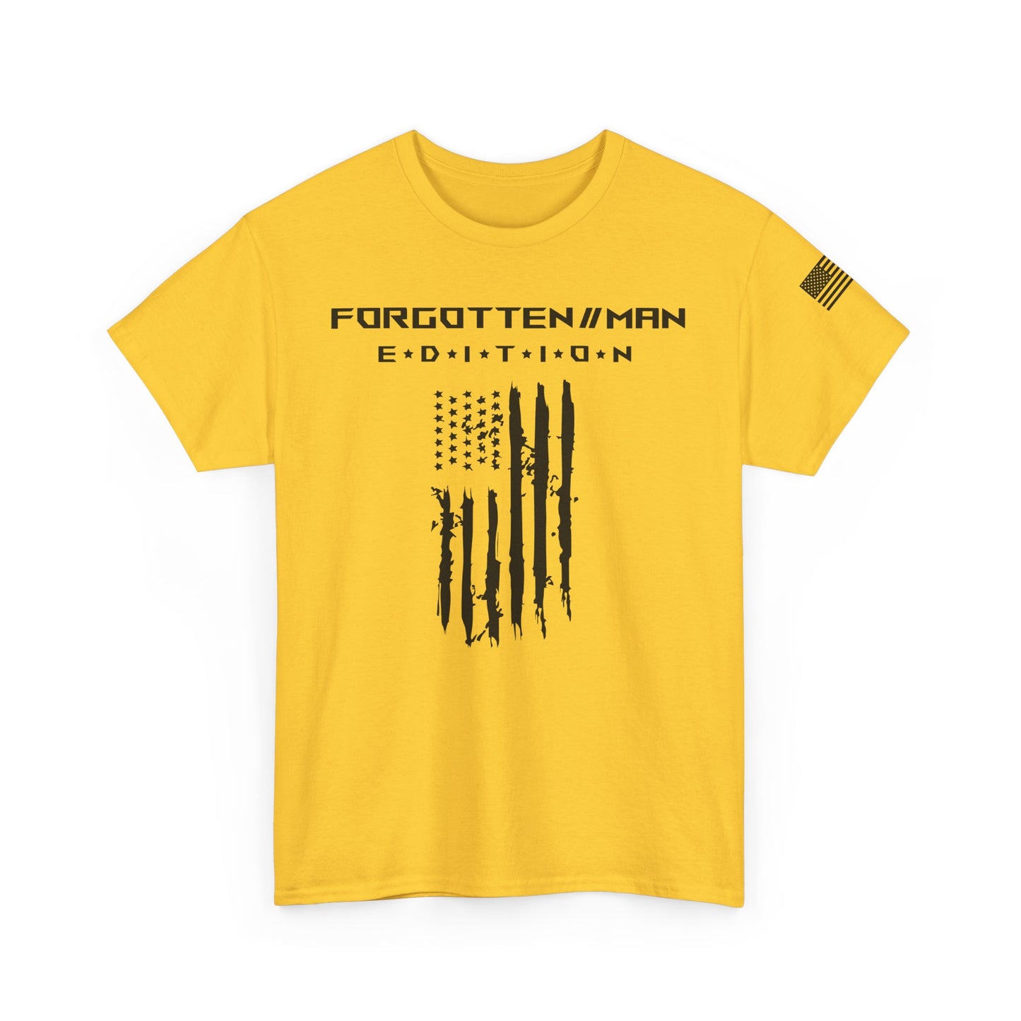 Worn Patriot Unisex Heavy Cotton Tee (Black)