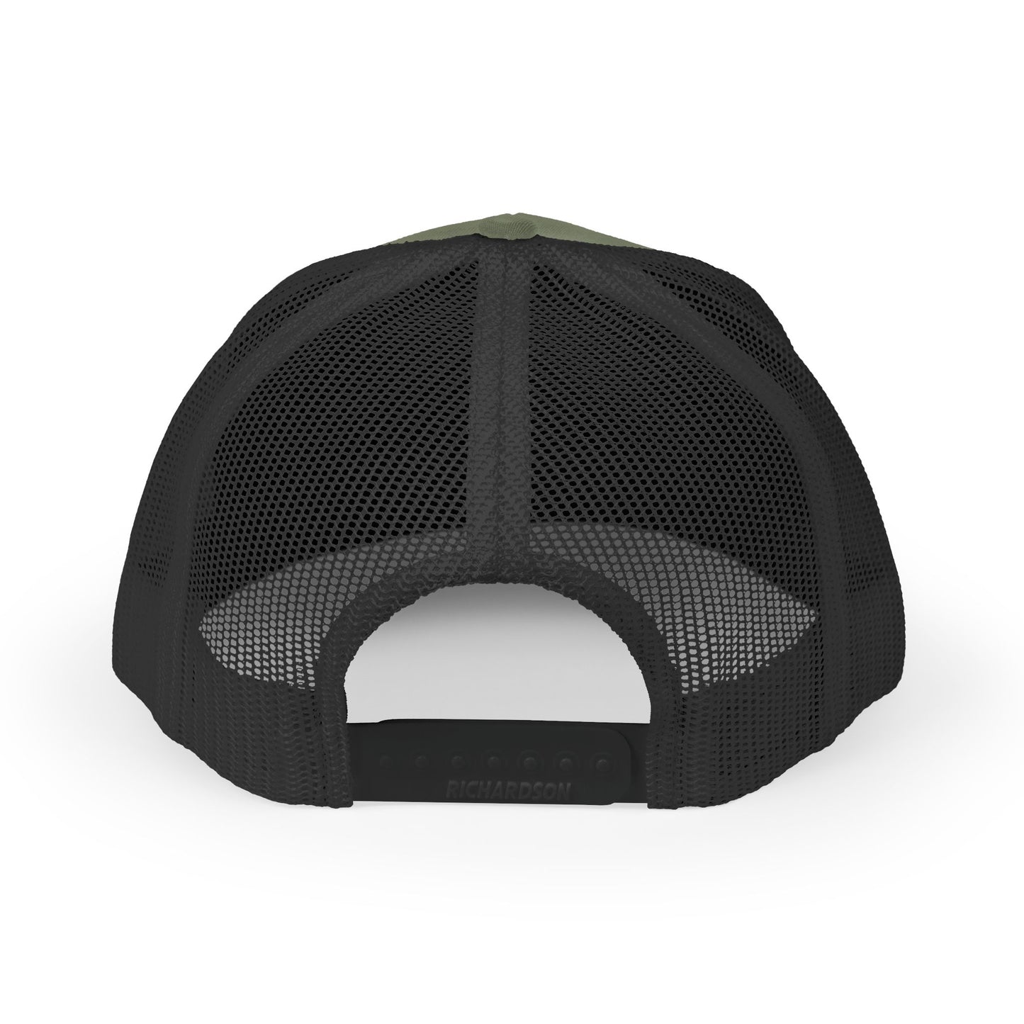 Shield Snapback Trucker Cap (White)