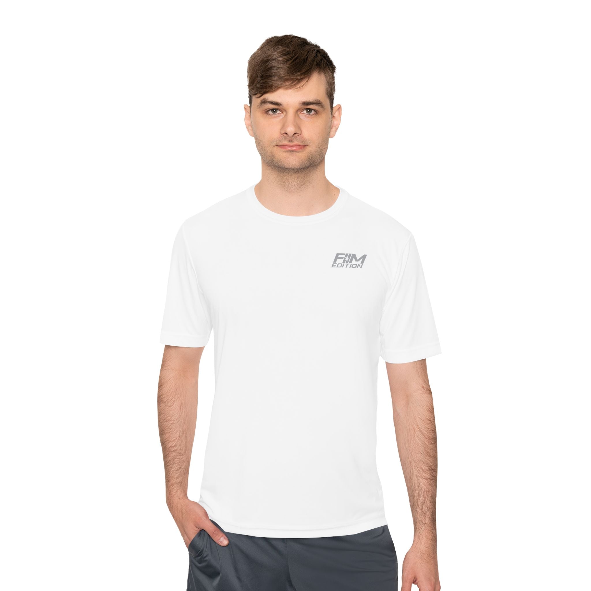 Sport-Tek Dry-fit T-Shirt  - Forgotten Man Edition Logo Flag - Sporty Comfortable
