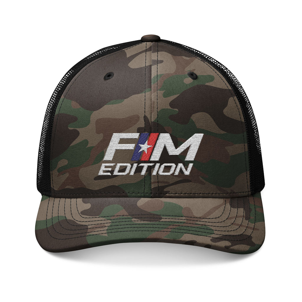 Trucker Hat - Forgotten Man Edition Embroidered Logo - Sleek and Modern Design