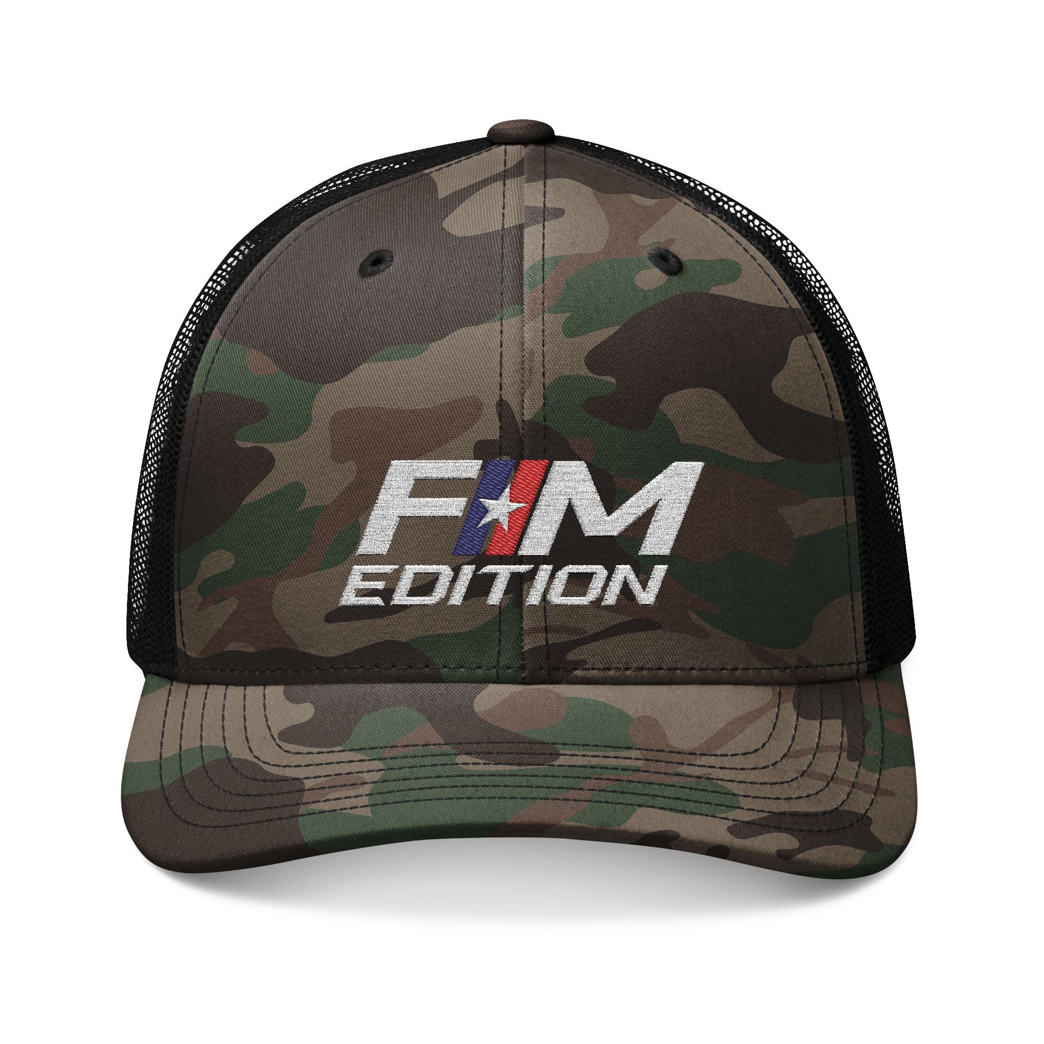 Trucker Hat - Forgotten Man Edition Embroidered Logo - Sleek and Modern Design