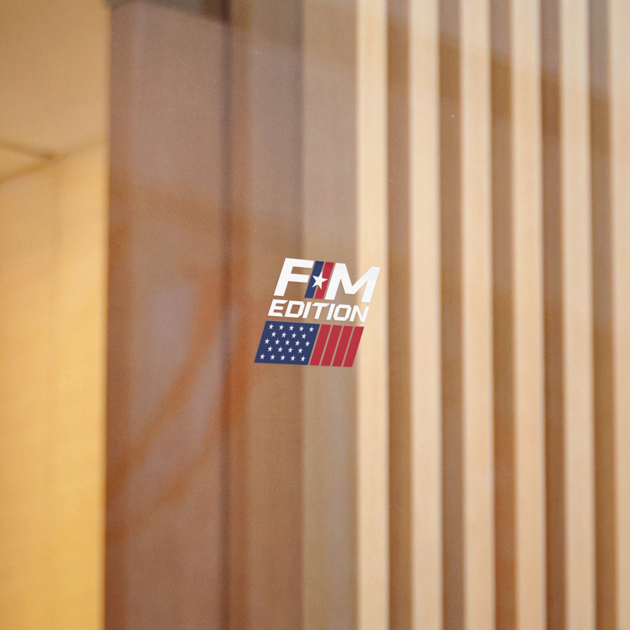 Forgotten Man Edition American Flag Die-Cut Sticker
