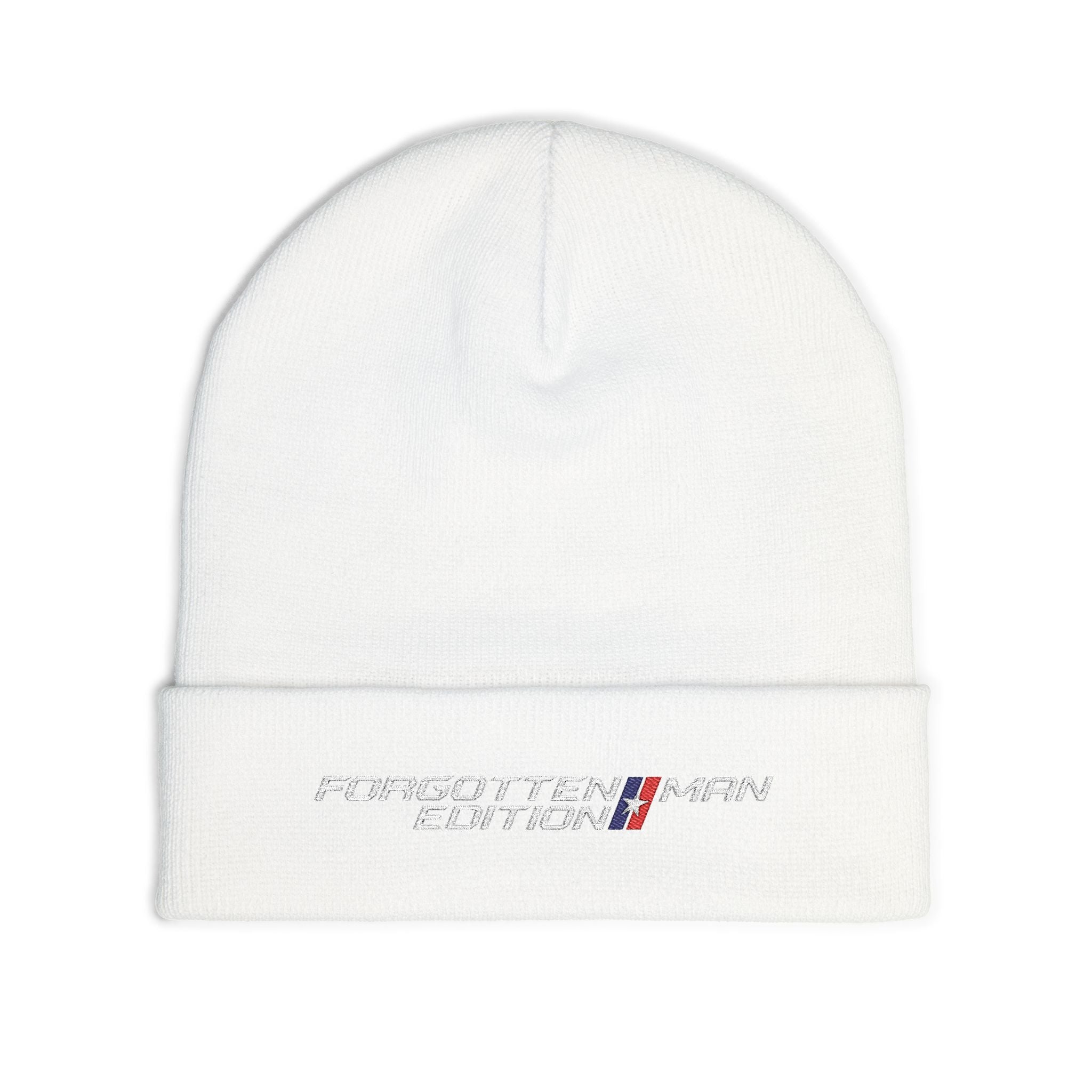 Beanie Hat - Forgotten Man Edition Embroidered Logo - Comfortable Outdoor Wear