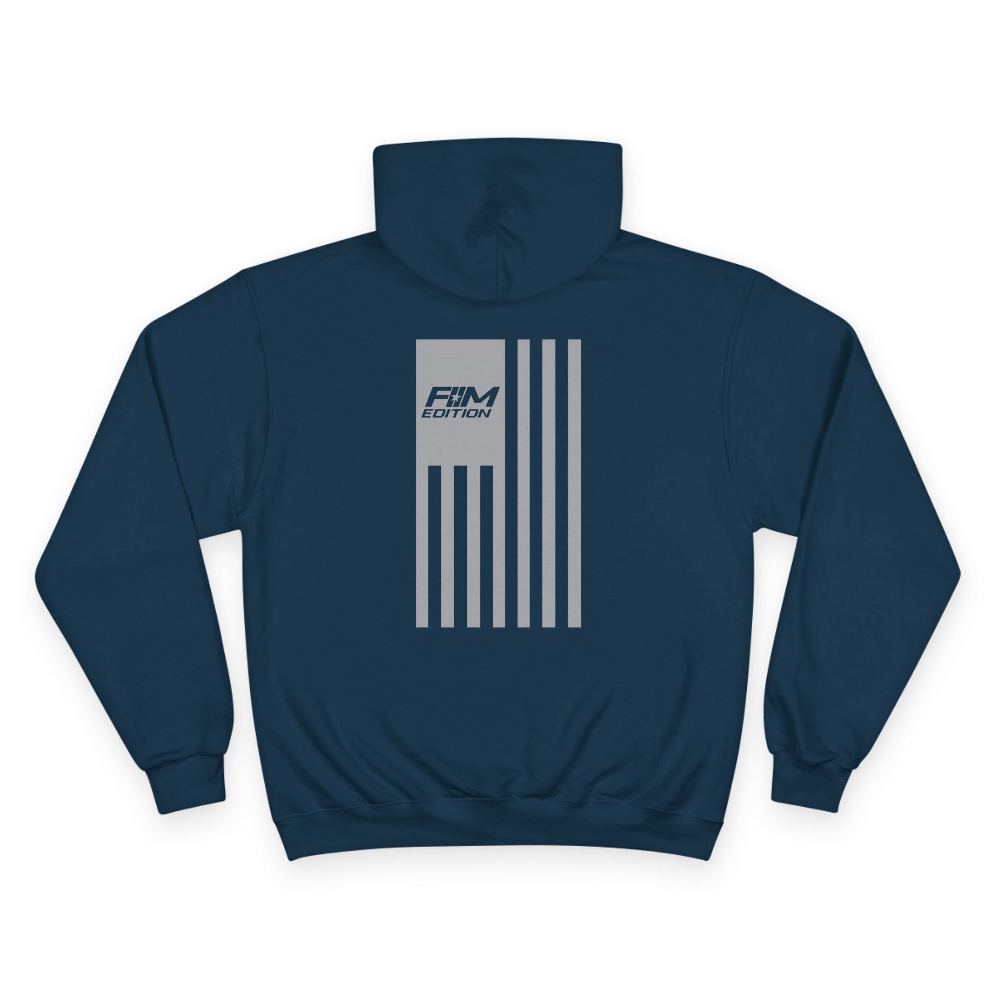 Champion Hoodie - Forgotten Man Edition Flag Logo - Cozy Patriotic