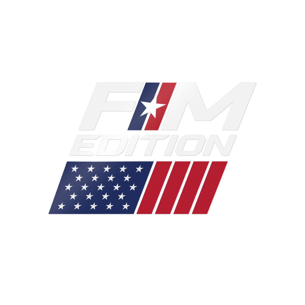 Forgotten Man Edition American Flag Die-Cut Sticker