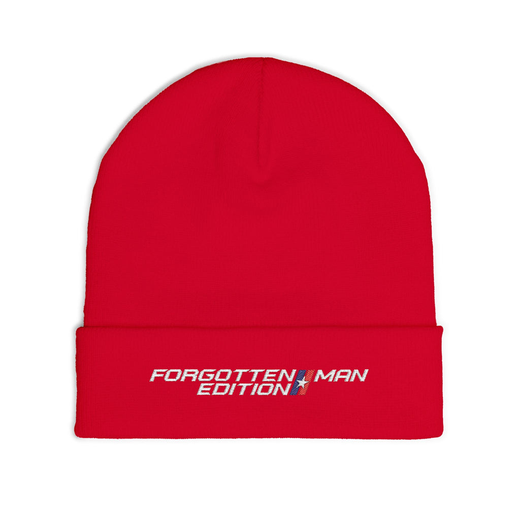 Beanie Hat - Forgotten Man Edition Embroidered Logo - Comfortable Outdoor Wear