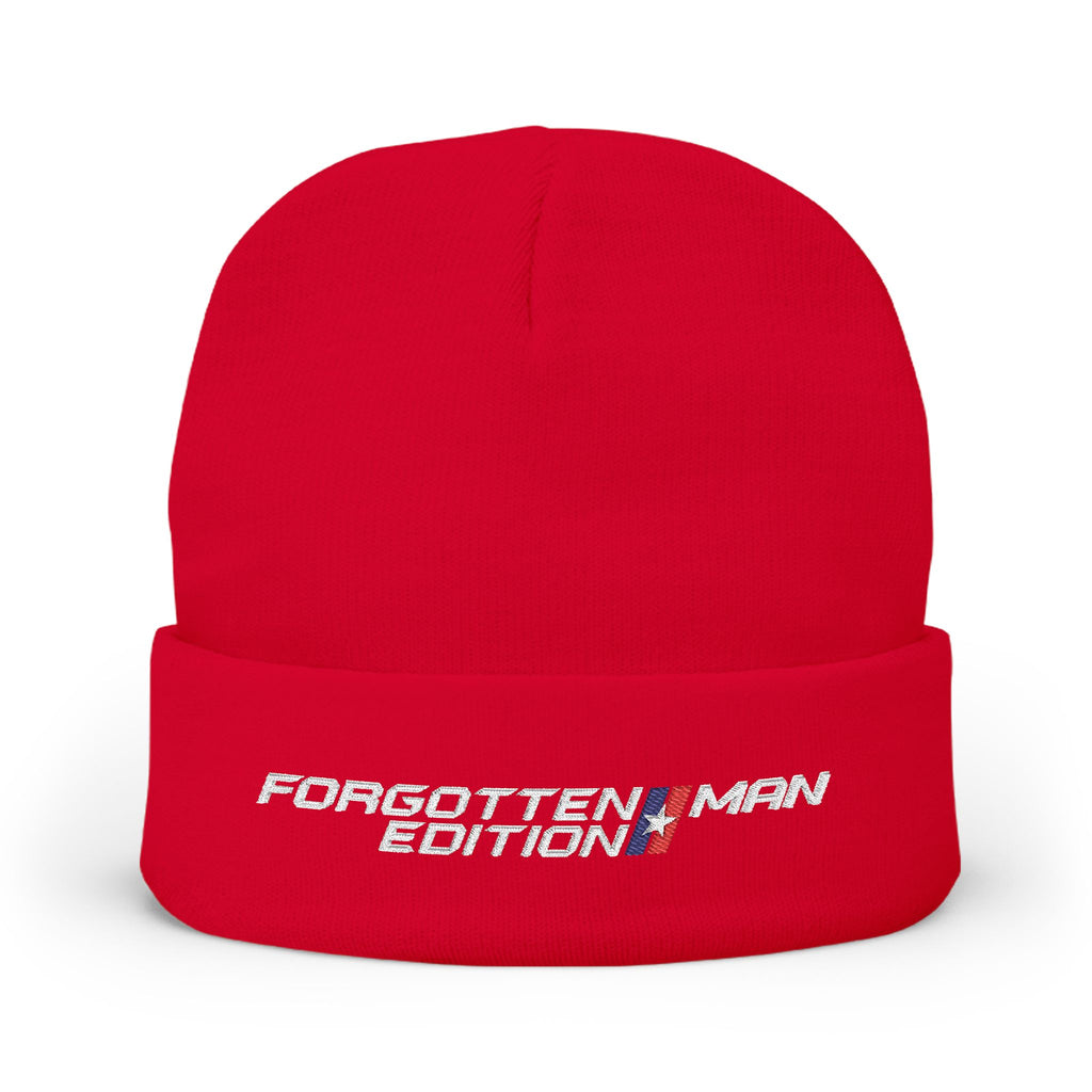 Beanie Hat - Forgotten Man Edition Embroidered Logo - Comfortable Outdoor Wear
