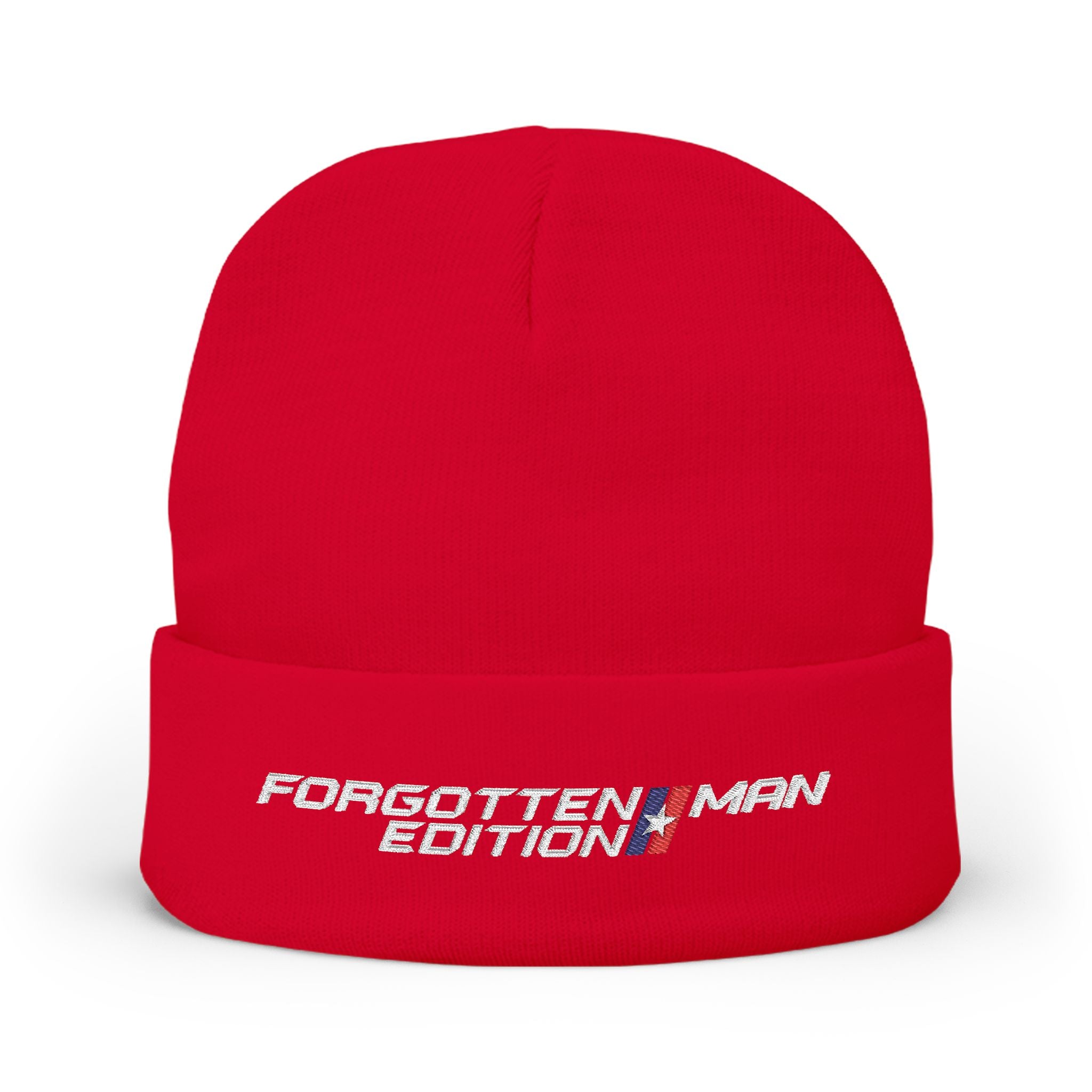 Beanie Hat - Forgotten Man Edition Embroidered Logo - Comfortable Outdoor Wear
