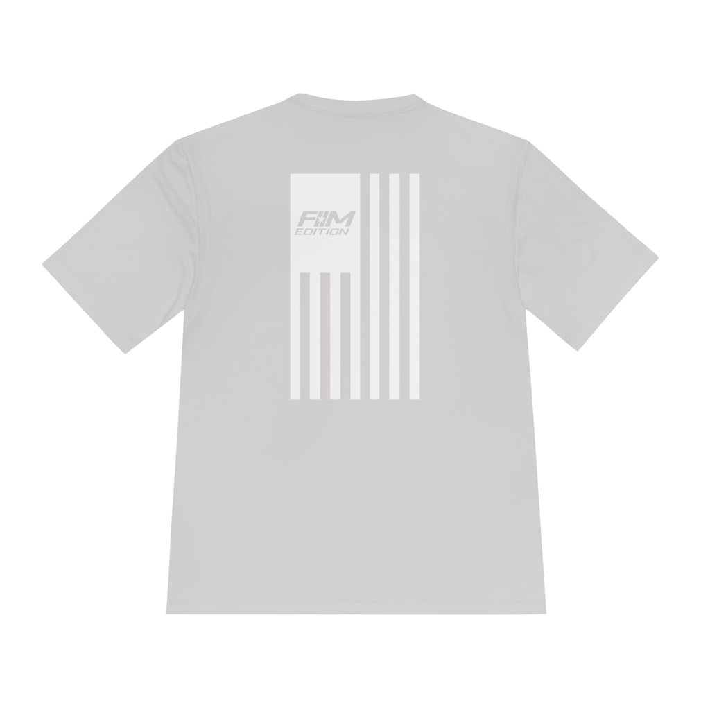 Sport-Tek Dry-fit T-Shirt  - Forgotten Man Edition Logo Flag - Sporty Comfortable