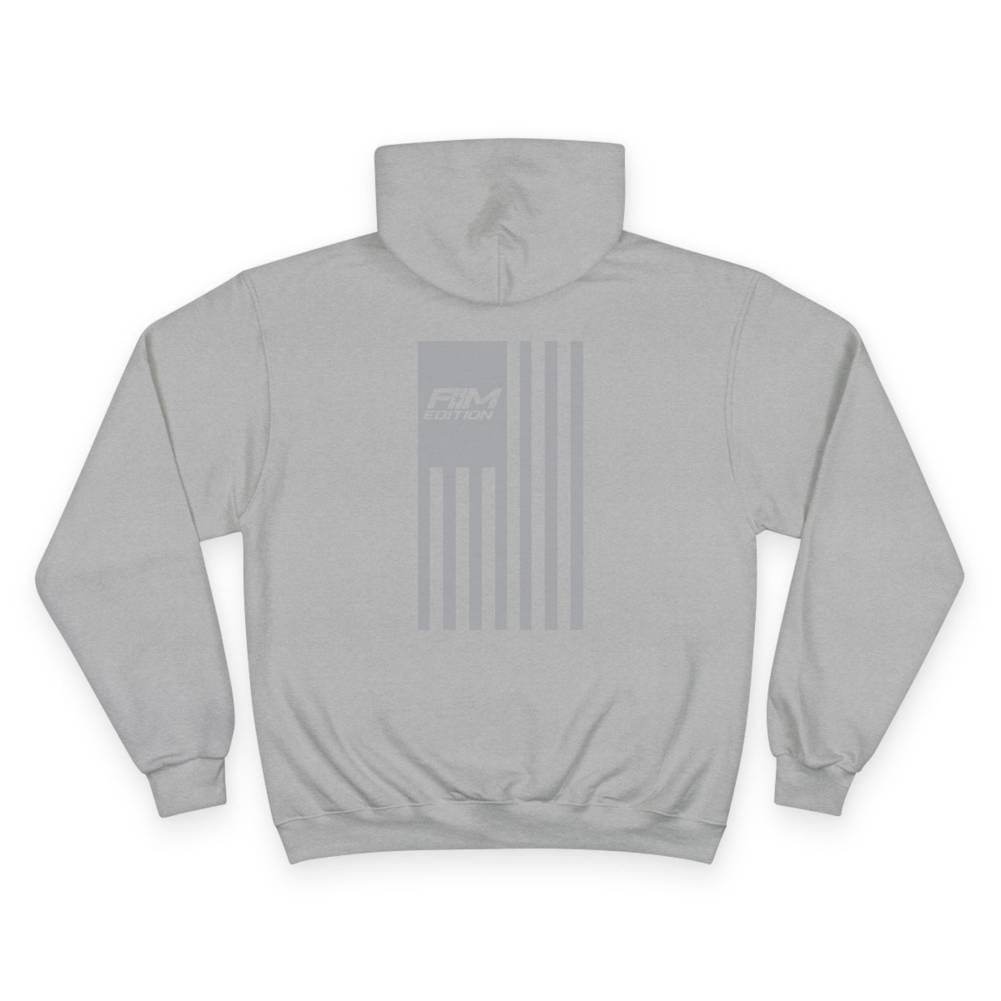 Champion Hoodie - Forgotten Man Edition Flag Logo - Cozy Patriotic