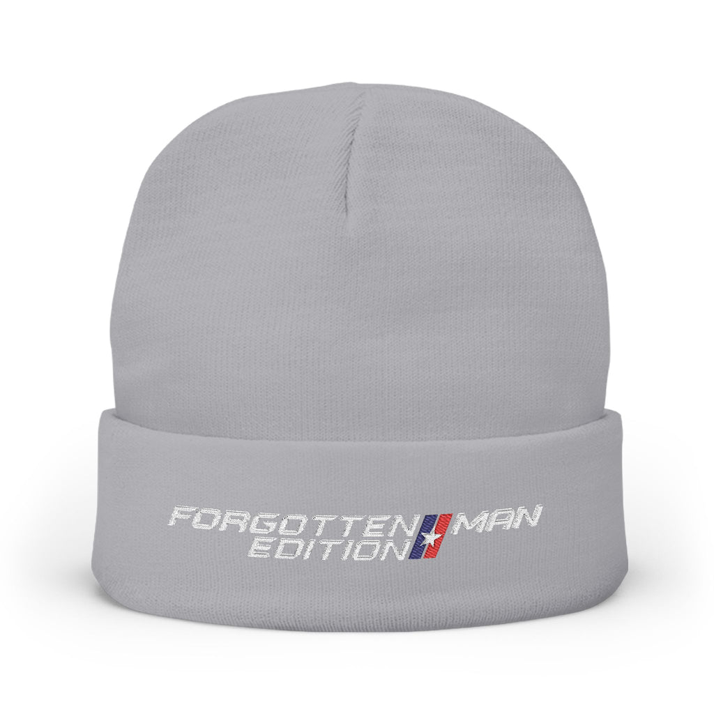 Beanie Hat - Forgotten Man Edition Embroidered Logo - Comfortable Outdoor Wear