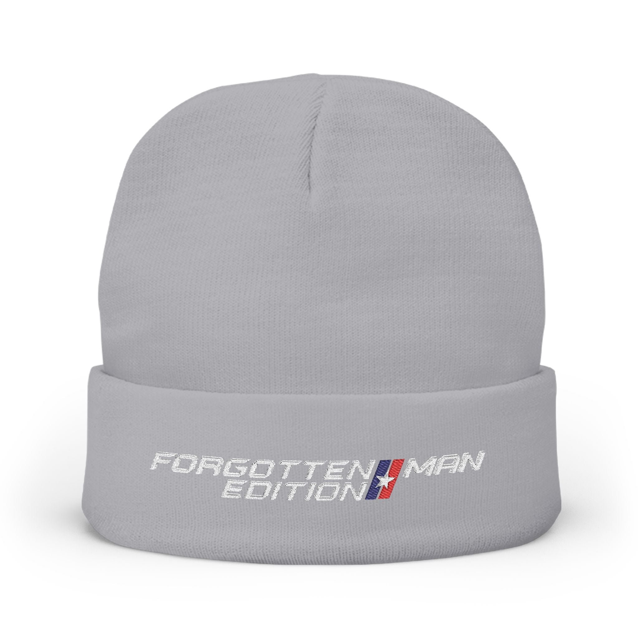 Beanie Hat - Forgotten Man Edition Embroidered Logo - Comfortable Outdoor Wear
