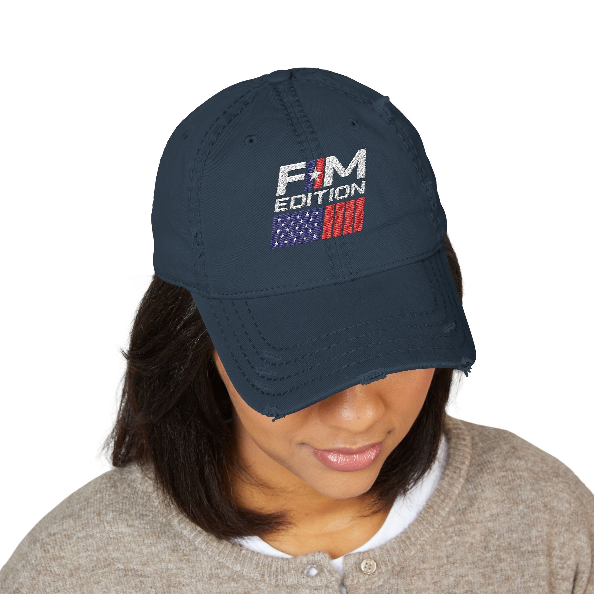 Embroidered Dad Hat - Forgotten Man Edition Embroidered Logo - Stylish Comfort