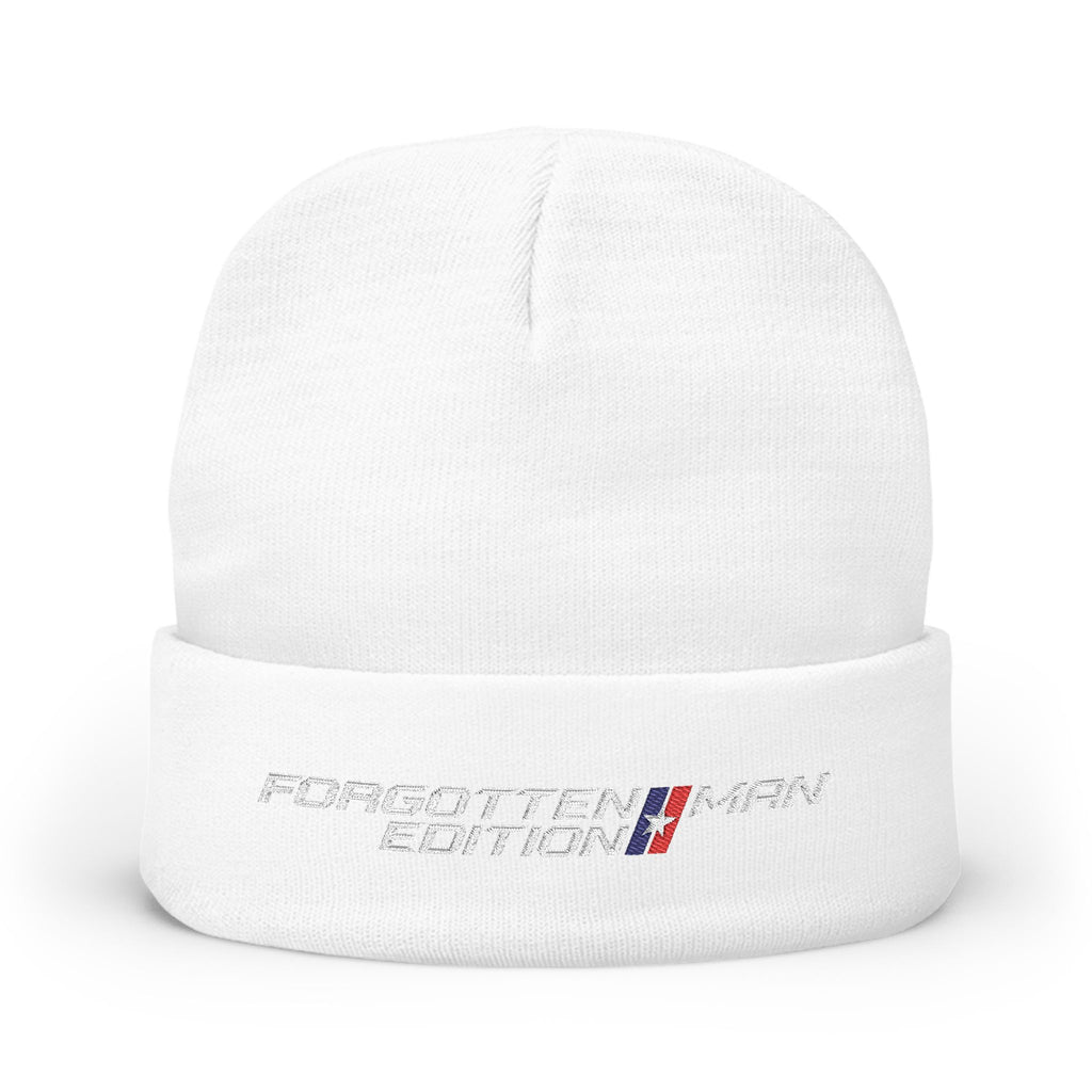Beanie Hat - Forgotten Man Edition Embroidered Logo - Comfortable Outdoor Wear