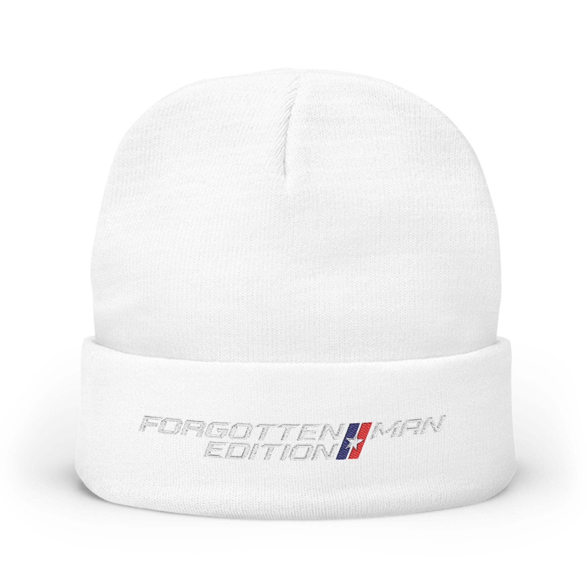 Beanie Hat - Forgotten Man Edition Embroidered Logo - Comfortable Outdoor Wear