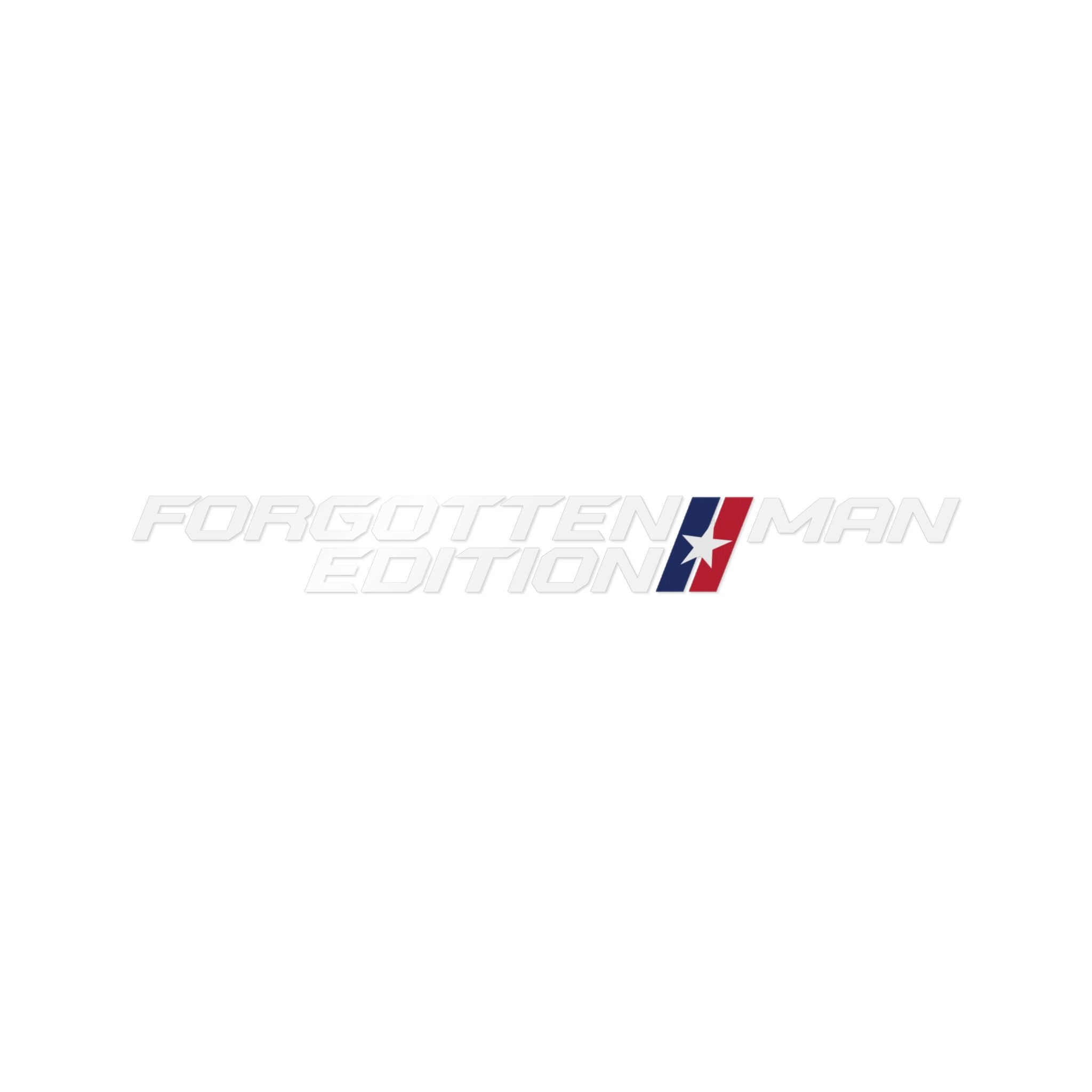 Forgotten Man Edition American Flag Die-Cut Sticker