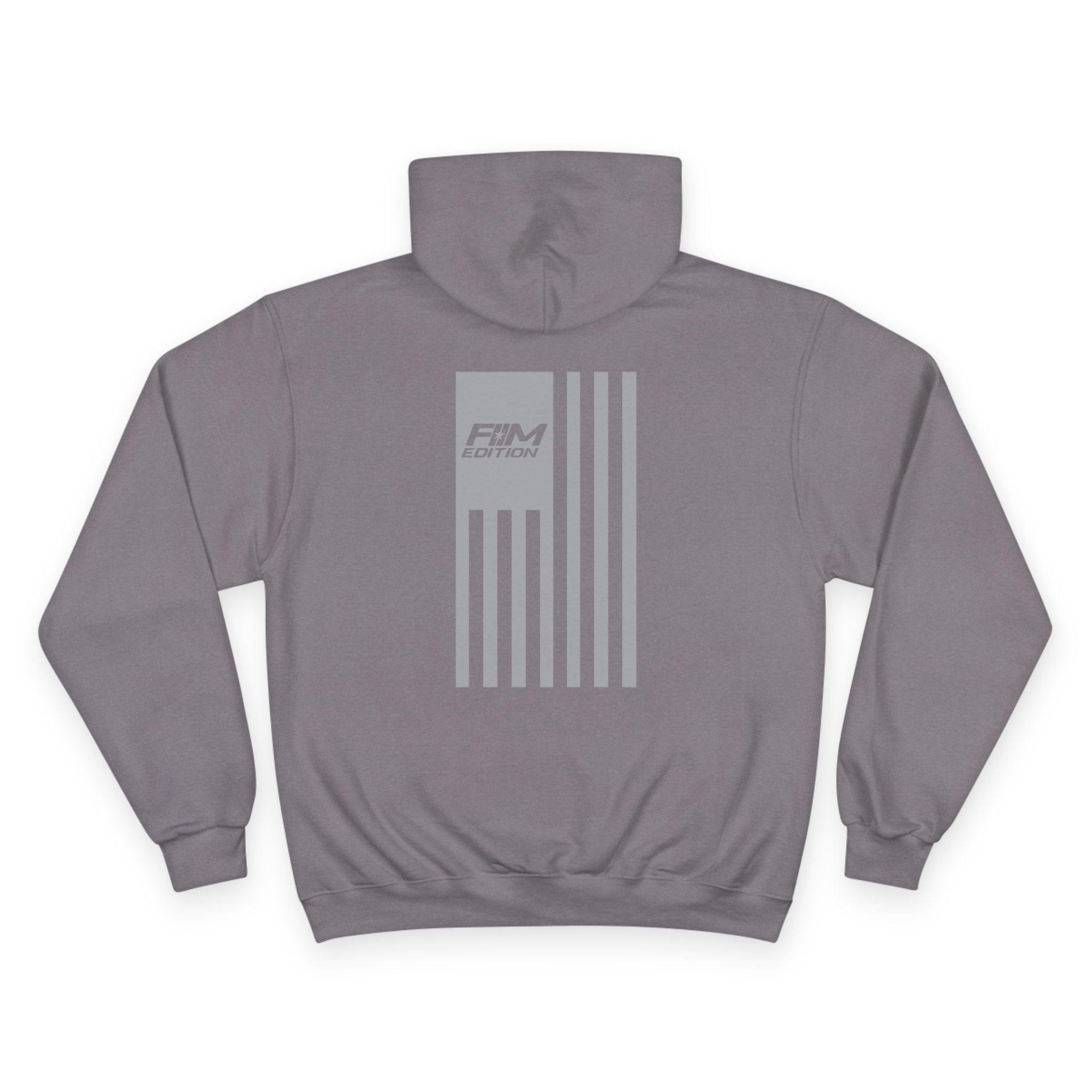 Champion Hoodie - Forgotten Man Edition Flag Logo - Cozy Patriotic