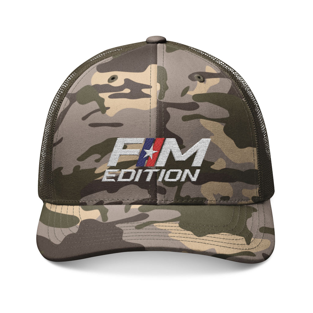 Trucker Hat - Forgotten Man Edition Embroidered Logo - Sleek and Modern Design