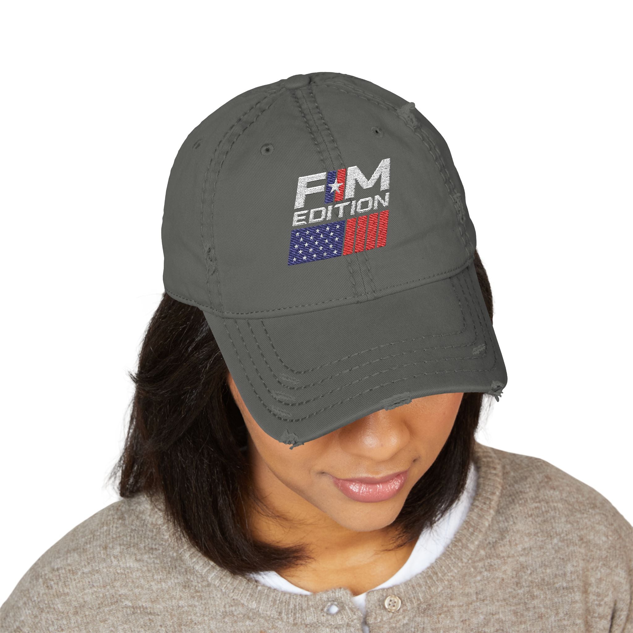 Embroidered Dad Hat - Forgotten Man Edition Embroidered Logo - Stylish Comfort