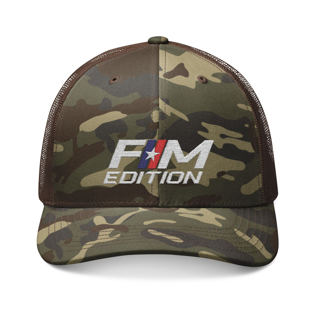 Trucker Hat - Forgotten Man Edition Embroidered Logo - Sleek and Modern Design