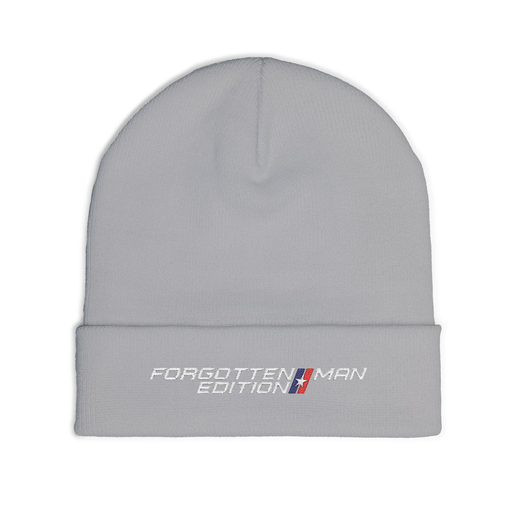 Beanie Hat - Forgotten Man Edition Embroidered Logo - Comfortable Outdoor Wear