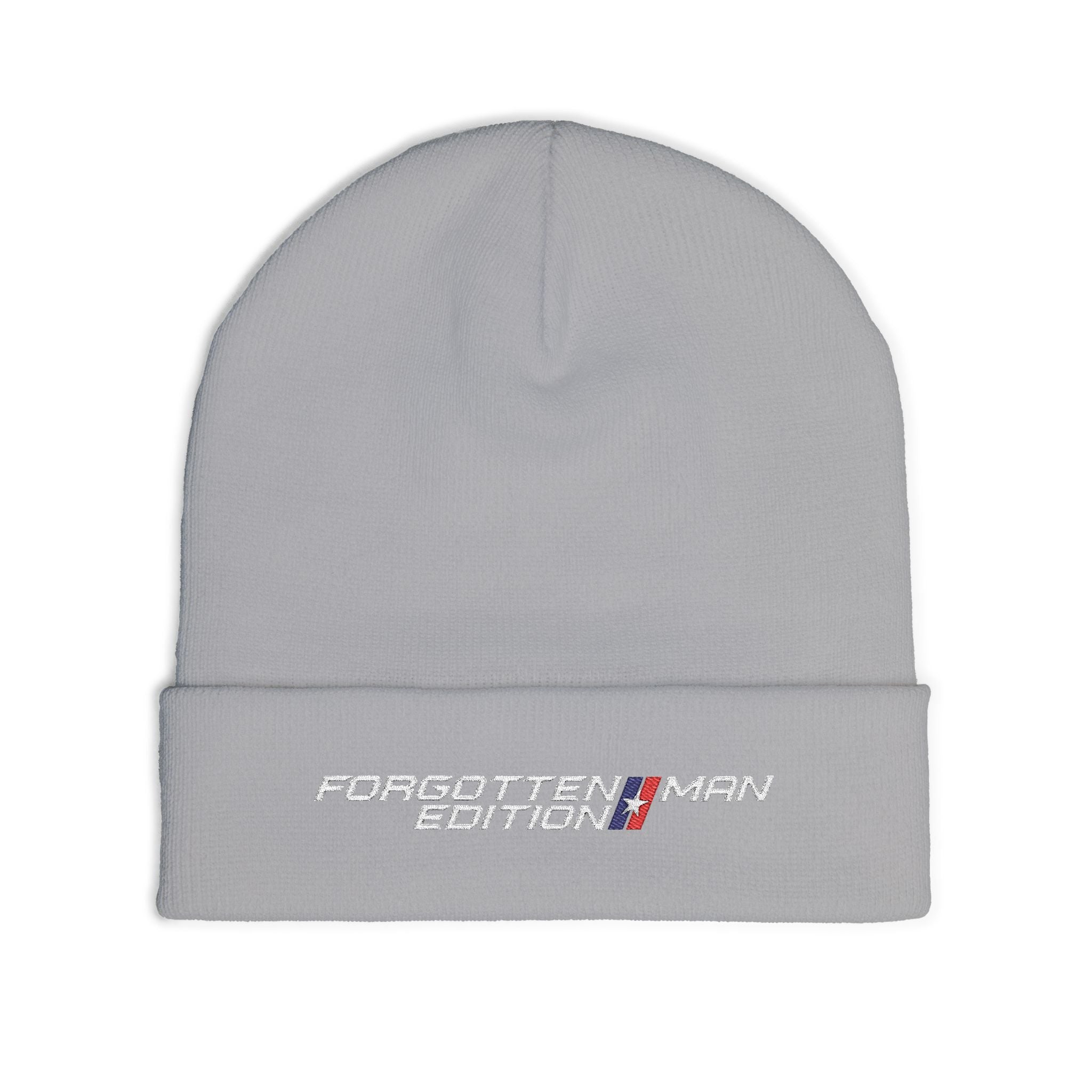 Beanie Hat - Forgotten Man Edition Embroidered Logo - Comfortable Outdoor Wear