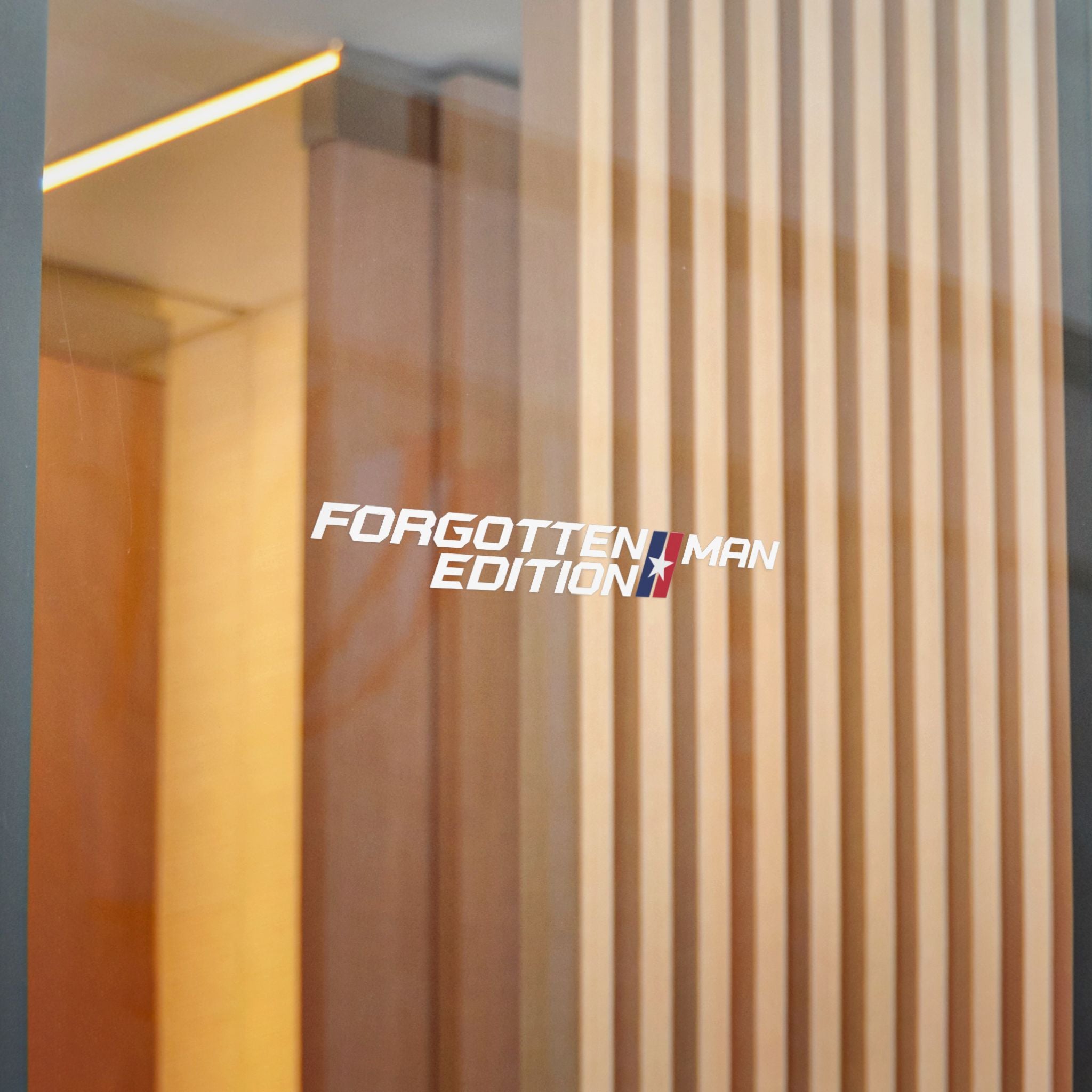 Forgotten Man Edition American Flag Die-Cut Sticker