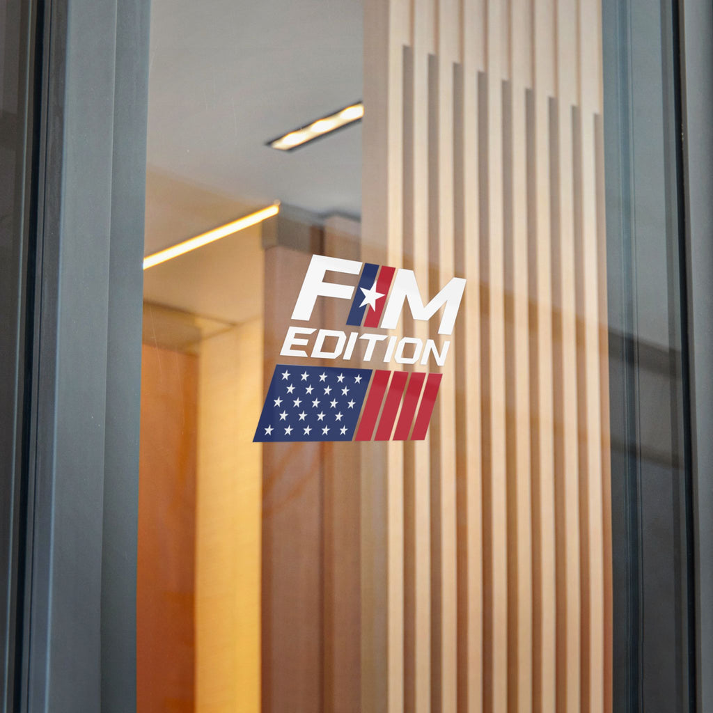 Forgotten Man Edition American Flag Die-Cut Sticker