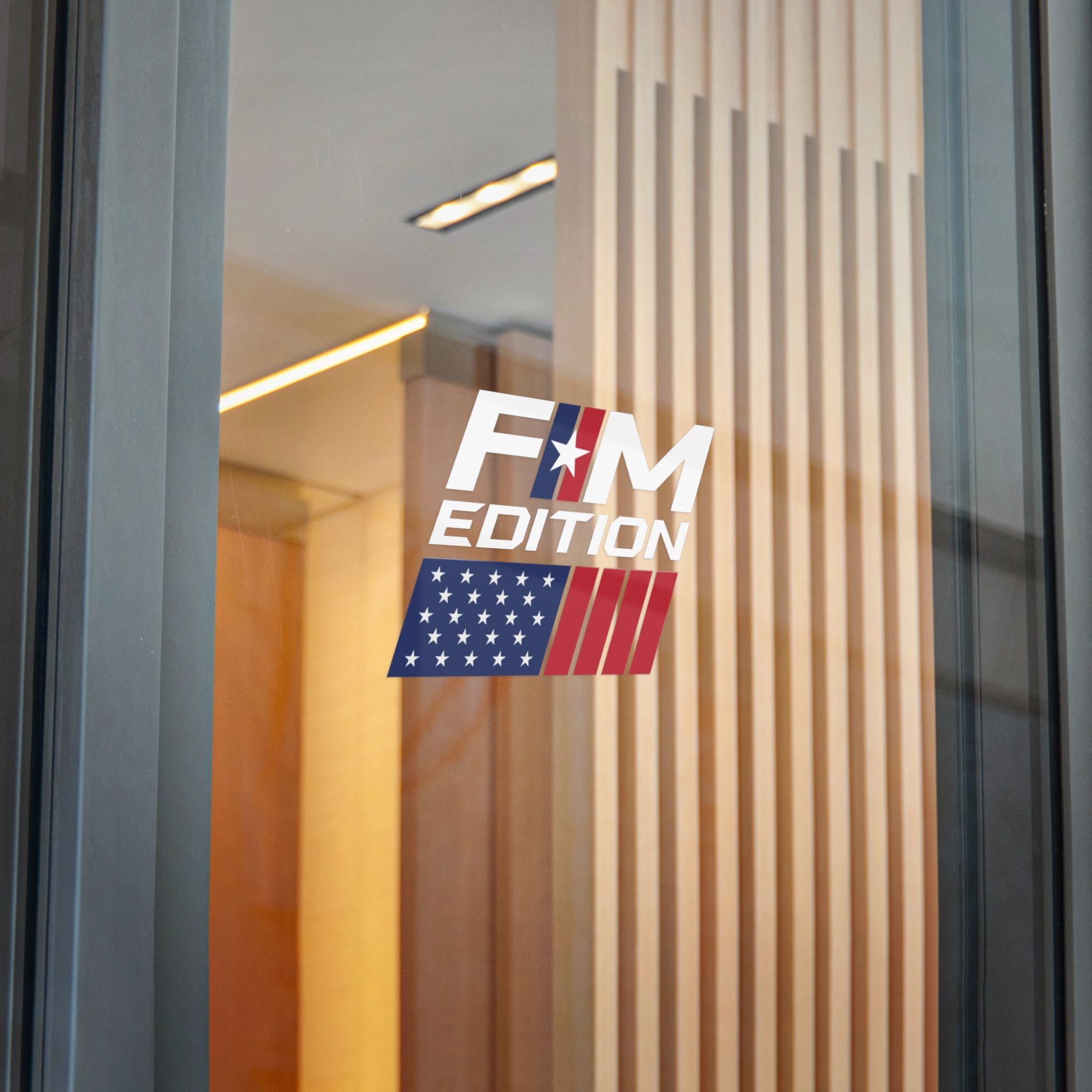 Forgotten Man Edition American Flag Die-Cut Sticker